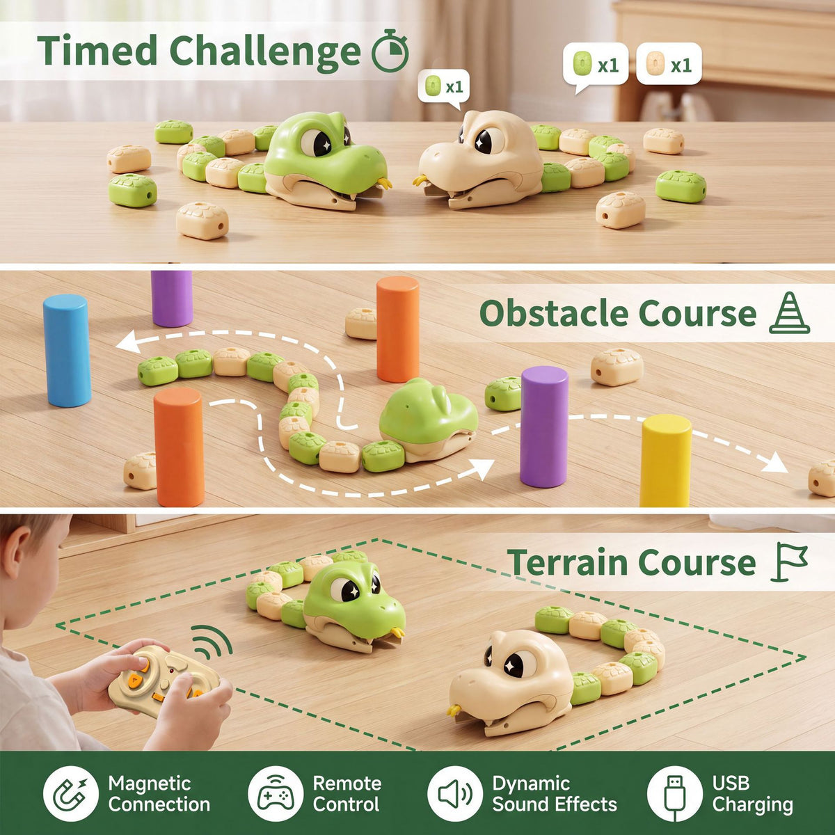 ChompRush™ Remote-Control Snake Challenge